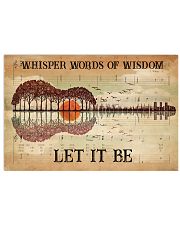 Hippie Let It Be 36x24 Poster front