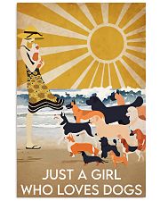 Dog Just A Girl 16x24 Poster front