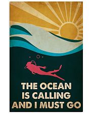Scuba The Ocean Is Calling 16x24 Poster front