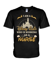 Who is working as a nurse V-Neck T-Shirt thumbnail