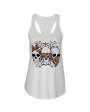 Skull 3 Skulls Ladies Flowy Tank tile