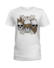 Skull 3 Skulls Ladies T-Shirt tile