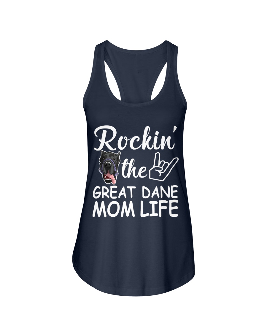 Great dane mom life Ladies Flowy Tank