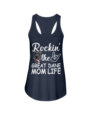 Great dane mom life Ladies Flowy Tank front
