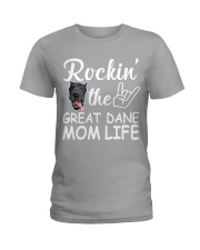 Great dane mom life Ladies T-Shirt thumbnail