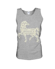 Life is better with horses around Unisex Tank thumbnail