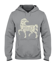 Life is better with horses around Hooded Sweatshirt thumbnail