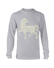 Life is better with horses around Long Sleeve Tee thumbnail