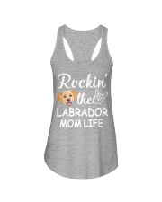 labrador mom life Ladies Flowy Tank thumbnail