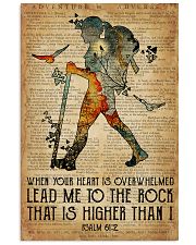 Hiking Lead Me To The Rock 16x24 Poster front