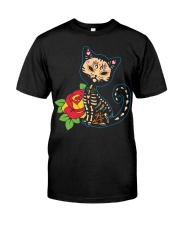 Cat Day of the Dead Classic T-Shirt thumbnail