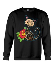 Cat Day of the Dead Crewneck Sweatshirt thumbnail