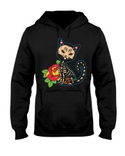 Cat Day of the Dead Hooded Sweatshirt thumbnail