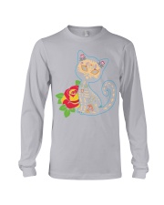 Cat Day of the Dead Long Sleeve Tee thumbnail