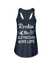Electrician Wife Ladies Flowy Tank front