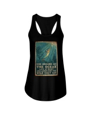 Mermaid She Dreams Of The Ocean Ladies Flowy Tank tile