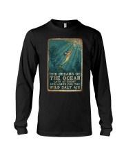 Mermaid She Dreams Of The Ocean Long Sleeve Tee tile