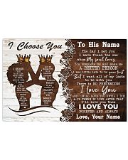 Family I Choose You 36x24 Poster front
