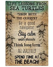 Ocean Life Lessons From Sea Turtles 16x24 Poster front