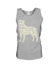 Life is better with bull mastiffs around Unisex Tank thumbnail