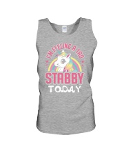 I'm feeling a tad stabby today Unisex Tank thumbnail