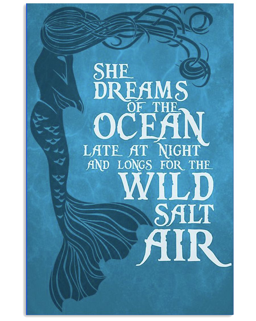 She Dreams of the Ocean 11x17 Poster