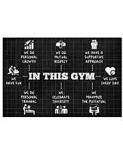Fitness In This Gym 36x24 Poster front