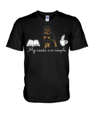 Rottweiler V-Neck T-Shirt thumbnail