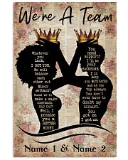 Family We're A Team 24x36 Poster front