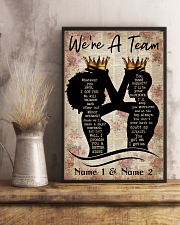 Family We're A Team 24x36 Poster lifestyle-poster-3