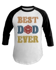 Game Best Dad Ever Baseball Tee tile