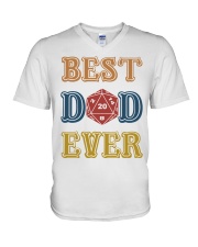 Game Best Dad Ever V-Neck T-Shirt tile