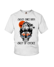 Ocean Sassy Since Birth Salty By Choice Youth T-Shirt tile