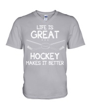 Life is great V-Neck T-Shirt thumbnail