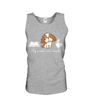 My needs are simple Unisex Tank thumbnail