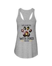 Dog Life Is Better - Hoodie And T-shirt Ladies Flowy Tank thumbnail