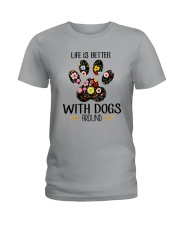 Dog Life Is Better - Hoodie And T-shirt Ladies T-Shirt thumbnail