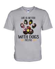 Dog Life Is Better - Hoodie And T-shirt V-Neck T-Shirt thumbnail