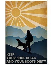 Hiking Keep Your Soul Clean 16x24 Poster front