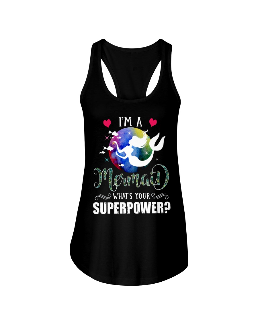 I'm a Mermaid Ladies Flowy Tank