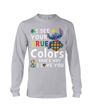 Autism I See Your True Colors Long Sleeve Tee thumbnail