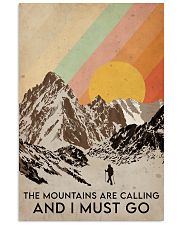 Hiking The Mountains Are Calling 16x24 Poster front