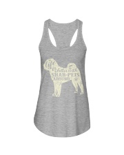 Life is better with shar-peis around Ladies Flowy Tank thumbnail