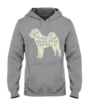 Life is better with shar-peis around Hooded Sweatshirt thumbnail
