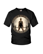 Fitness I'm Just An Old Lady Youth T-Shirt tile