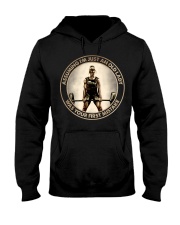 Fitness I'm Just An Old Lady Hooded Sweatshirt front