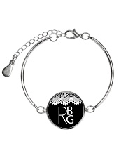 Feminist RBG Metallic Circle Bracelet tile