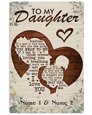 Family To My Daughter 16x24 Poster front