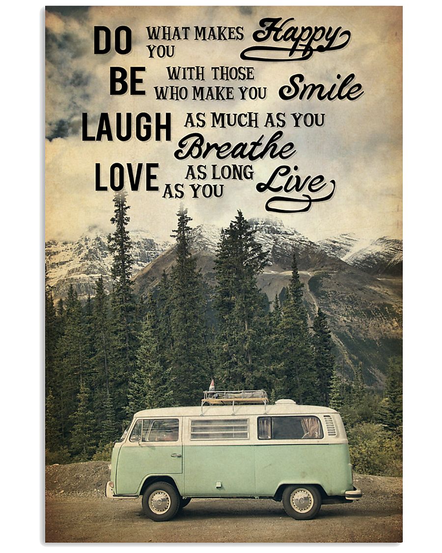 Camping Laugh Love Live 16x24 Poster