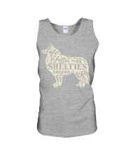 Life is better with shelties around Unisex Tank thumbnail
